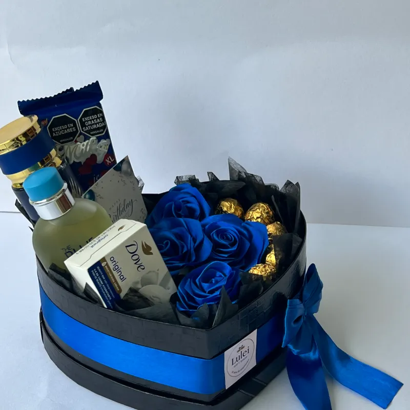 Feliz cumpleaños azul