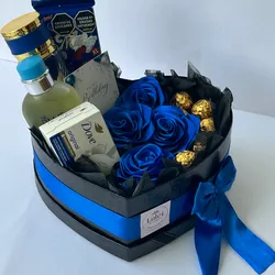 Feliz cumpleaños azul