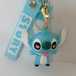 Llavero de Stitch azul claro