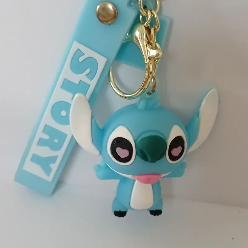 Llavero de Stitch azul claro