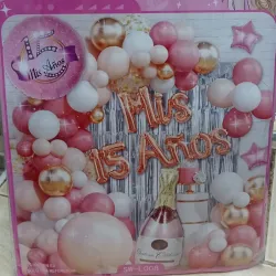Set de globos Quinceañera 