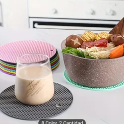 3 Piezas Manteles Individuales Resistentes Al Calor De Silicona para Encimeras De Cocina