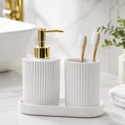 Set dosificador para baño