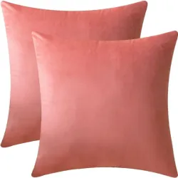 Cojín color salmón 