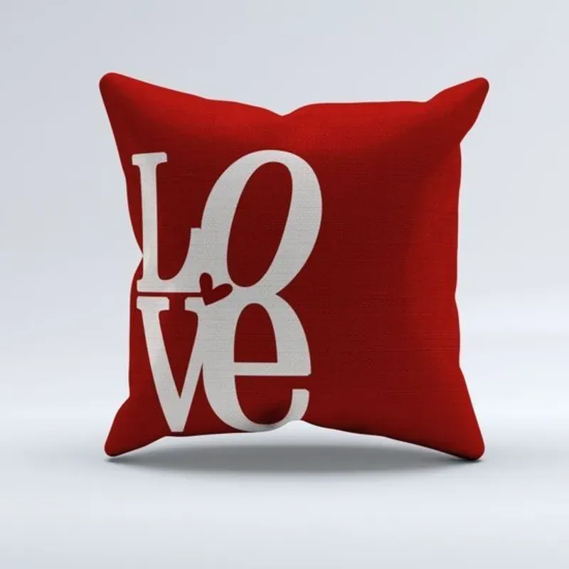 Cojín rojo