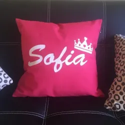 Cojín rosado 