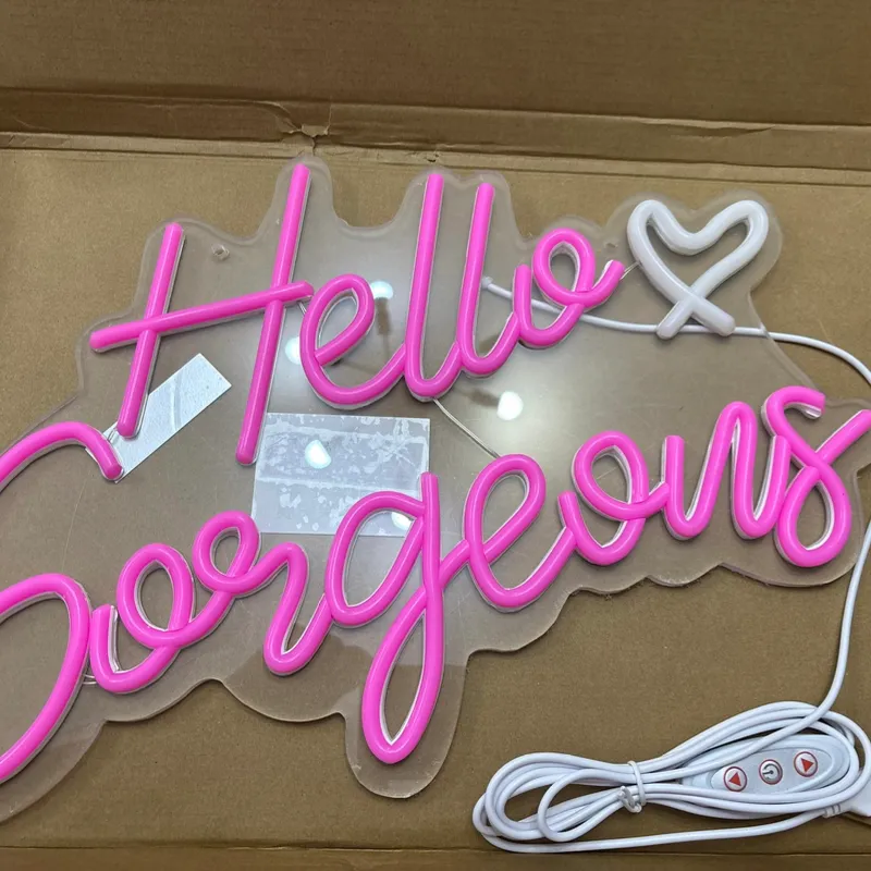 Cartel Hello Gorgeous (Hola Linda)  