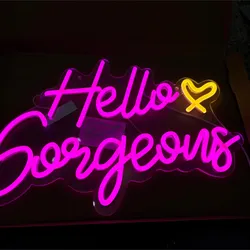Cartel Hello Gorgeous (Hola Linda)  
