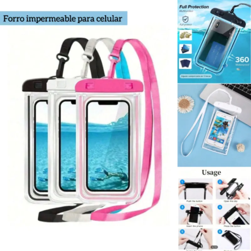 Funda impermeable para celular