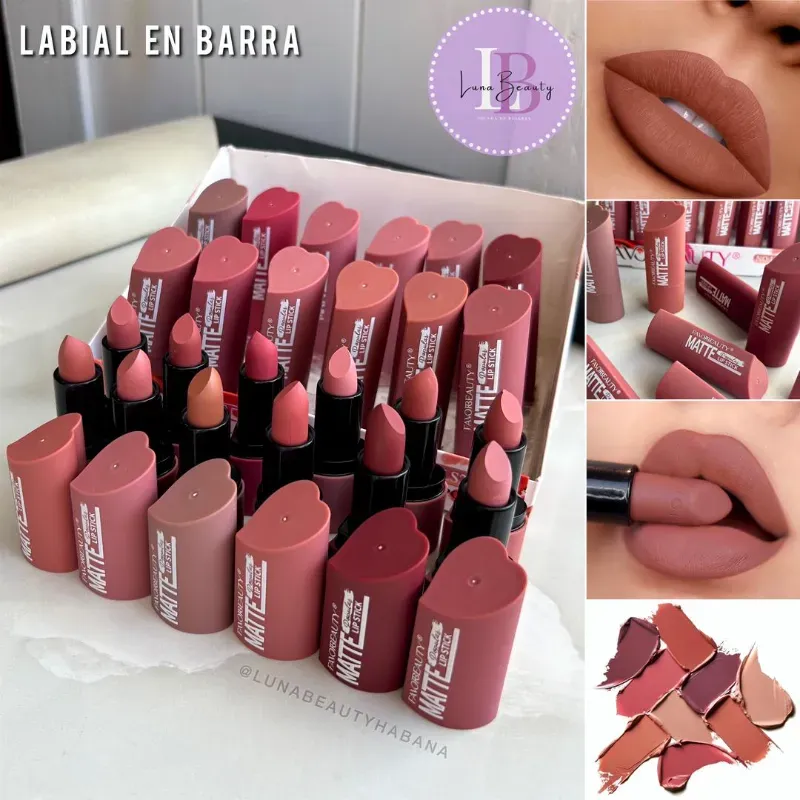 Labial barra Corazón