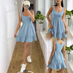 Vestido Casual Azul