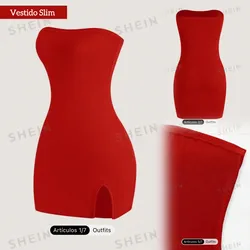 Vestido Slim Rojo