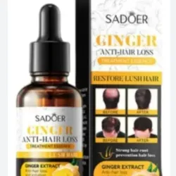 Sérum capilar anticaida y de crecimiento de jengibre 