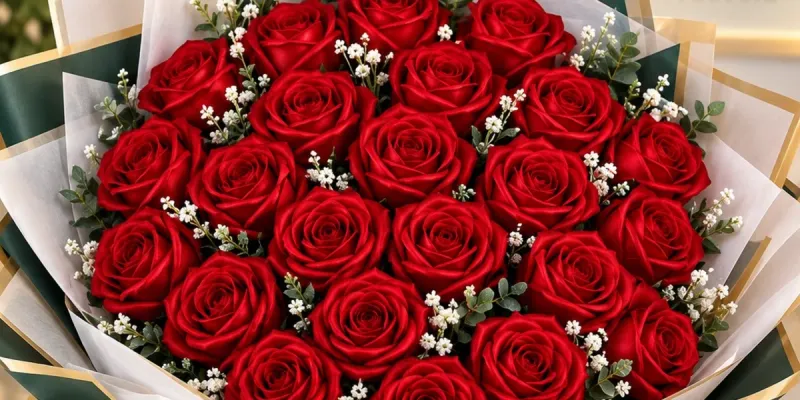 Ramo de 25 Rosas Eternas