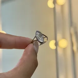 Anillo Almendra tallada