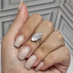 Anillo Almendra tallada