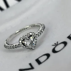 Anillo Circonia corazón