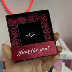 Anillo corazón infinito