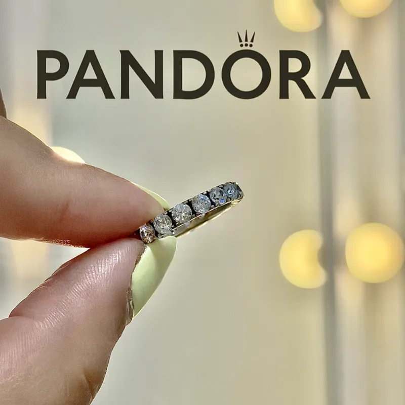Anillo Pandora Alianza Pedrería