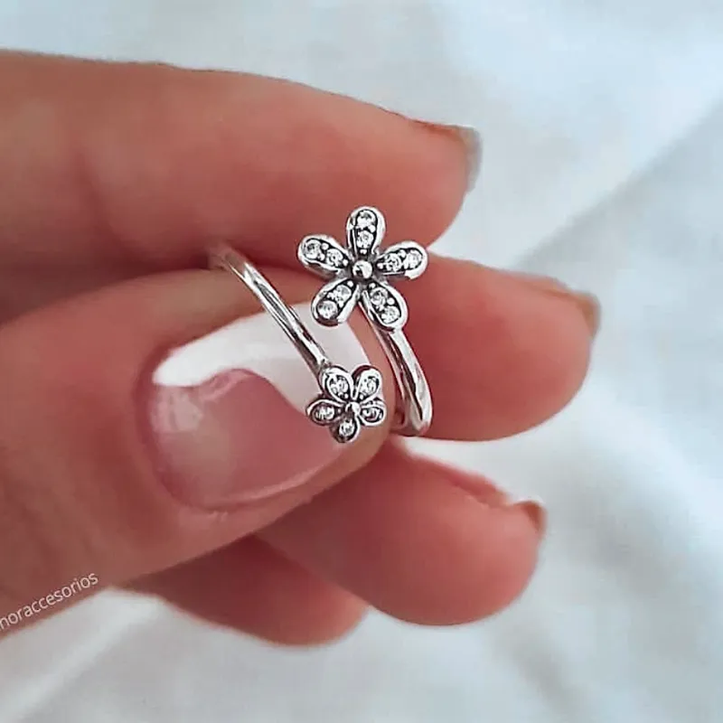 Anillo doble margarita 