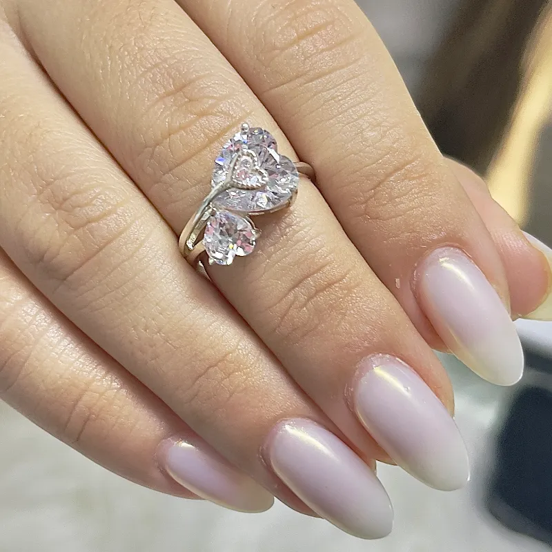 Anillo Original corazones dobles