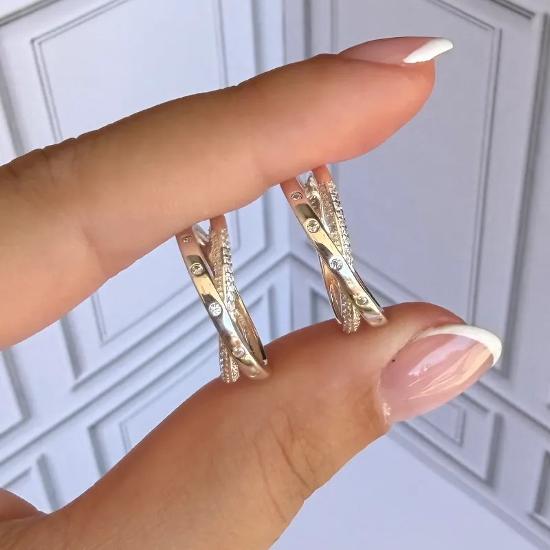 Anillo original cruzado