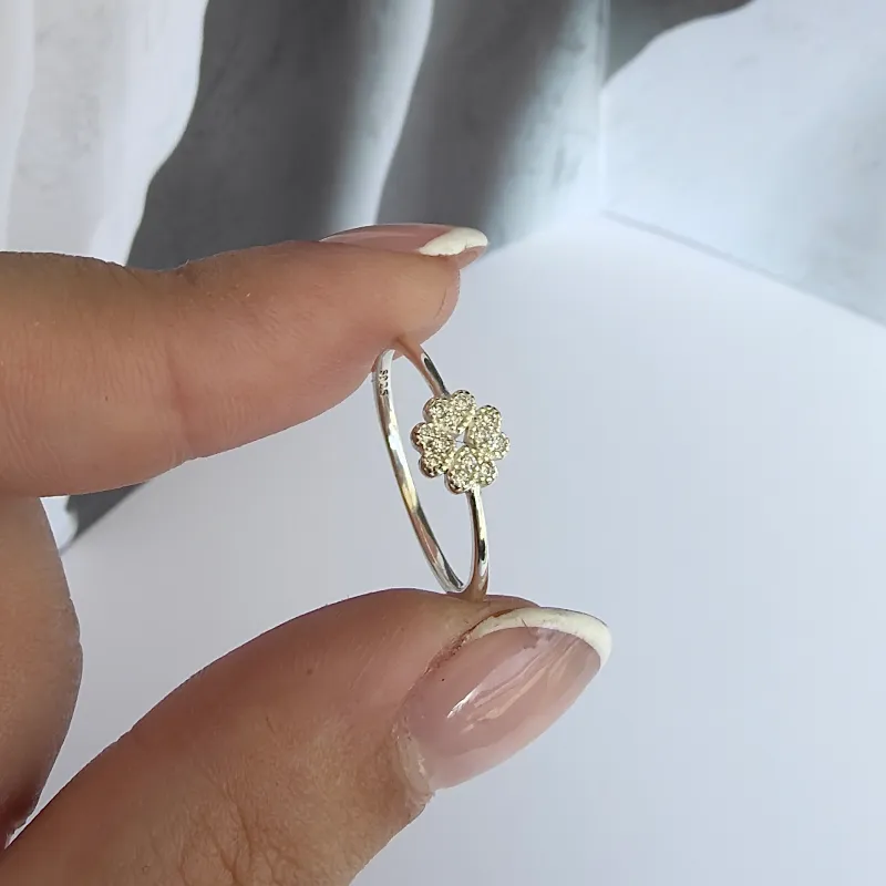 Anillo original trébol