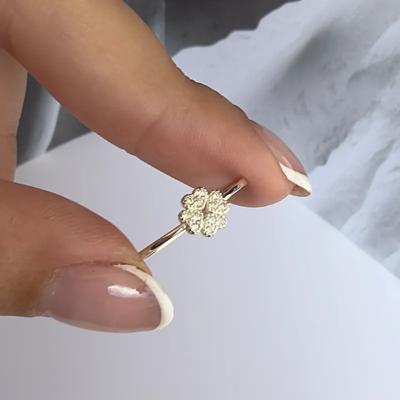 Anillo original trébol