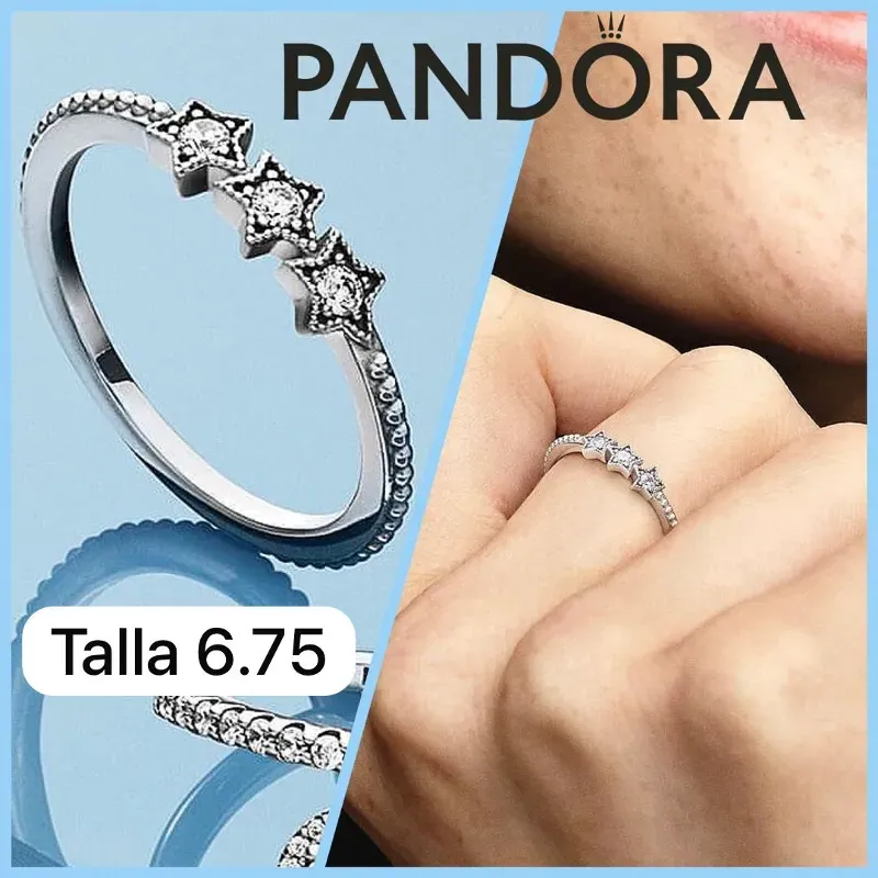 Anillo Pandora estrellas