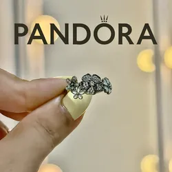 Anillo Pandora flores 