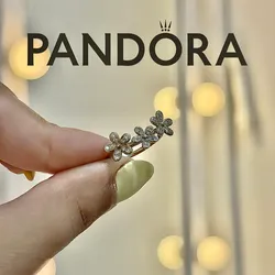 Anillo Pandora margaritas triples