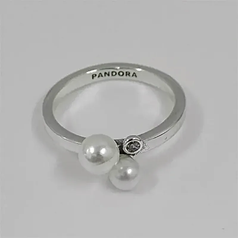Anillo Pandora perlas de cultivo 