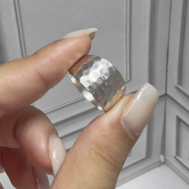 Anillo textura marina