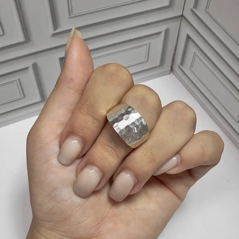 Anillo textura marina