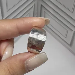 Anillo textura marina