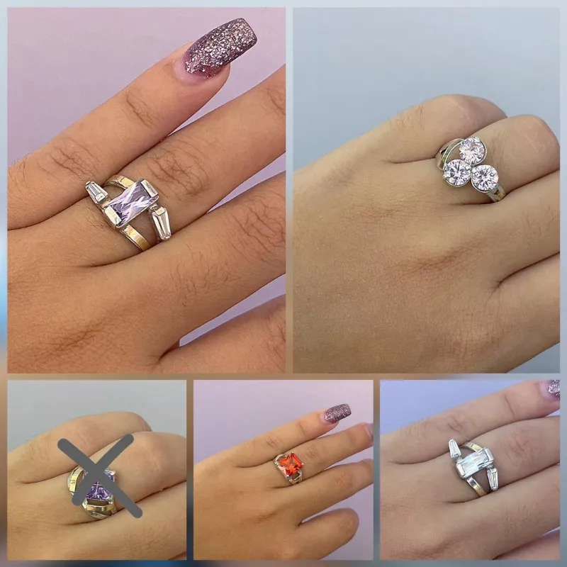 Anillos con Circonia a