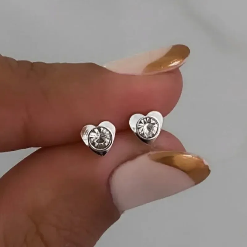 Aretes artesanales 🤍 circonia