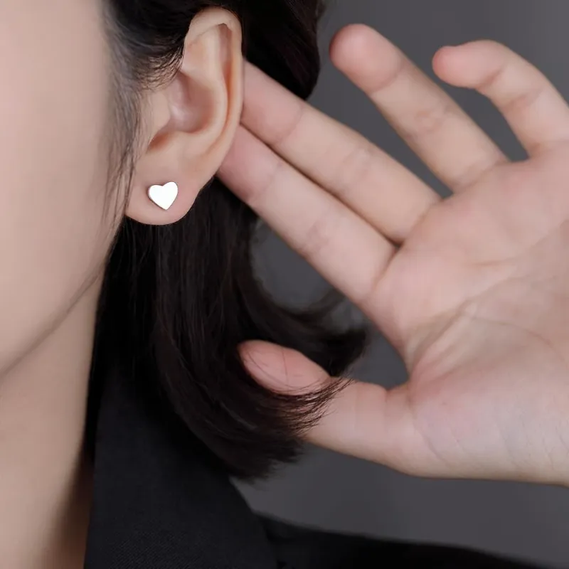 Aretes artesanales corazones 