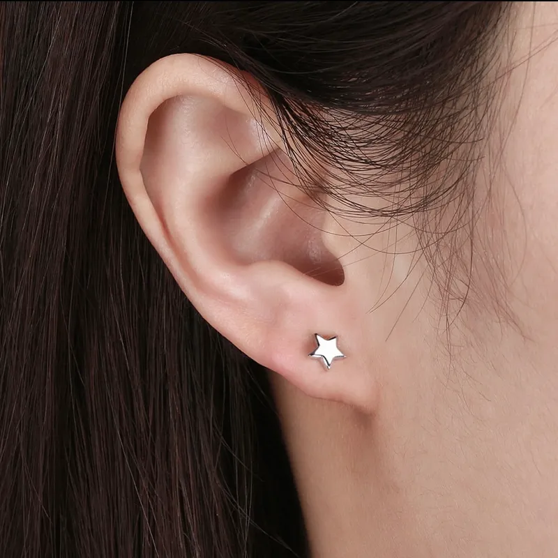 Aretes artesanales estrella 