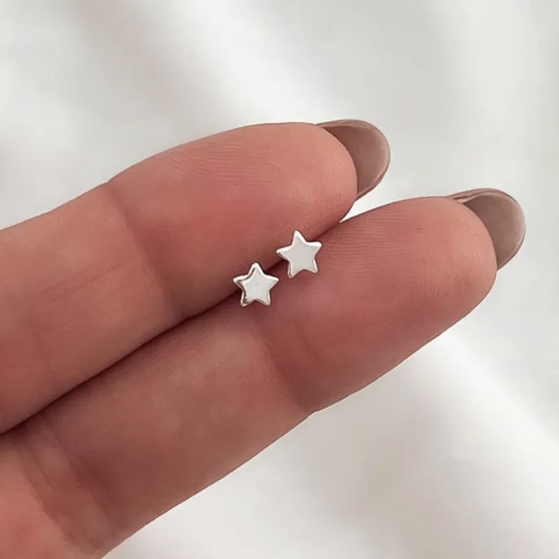 Aretes artesanales estrella 