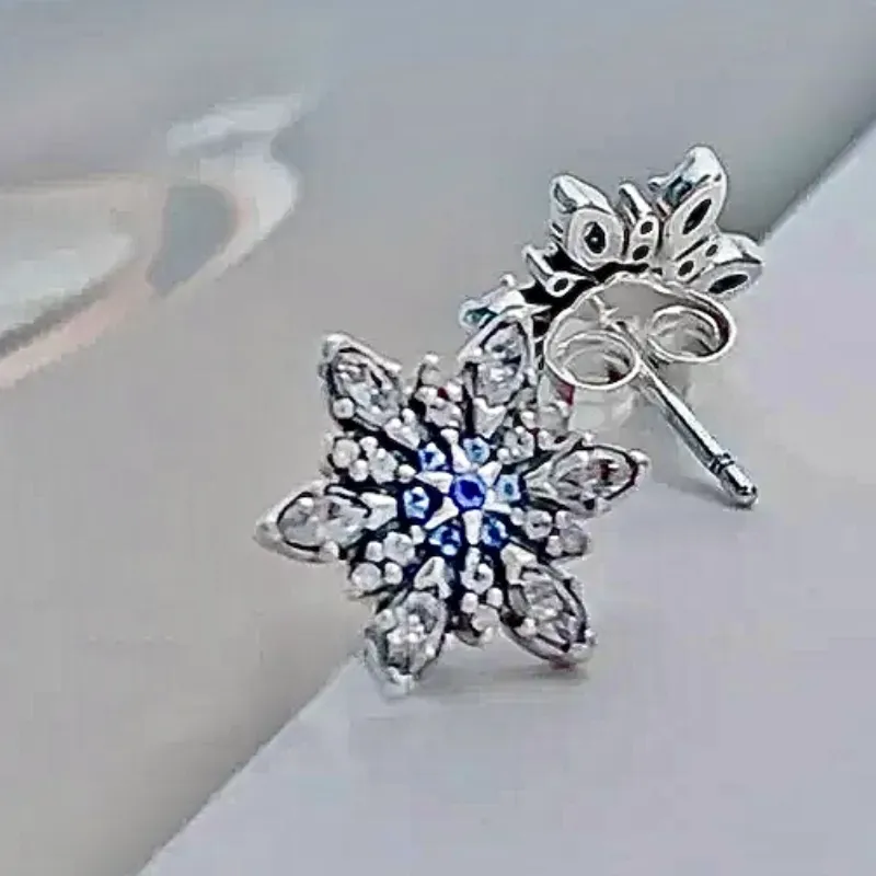 Aretes copo de nieve Pandora