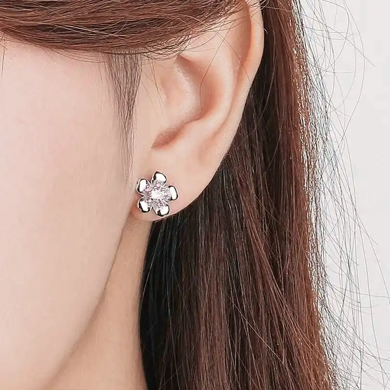 Aretes de flores originales 