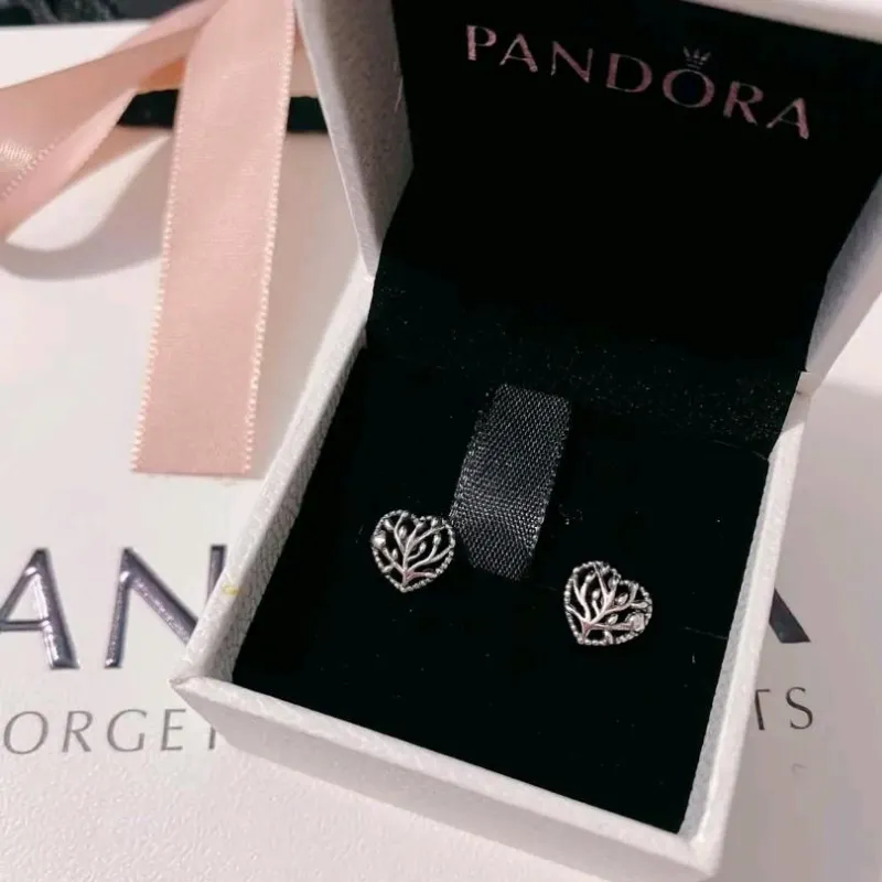 Aretes de Pandora árbol de la vida