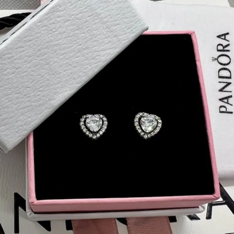 Aretes de Pandora corazón