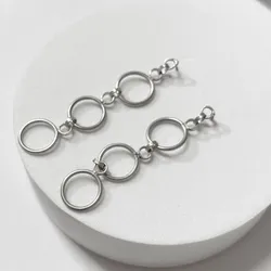 Aretes largos artesanales 