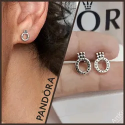 Aretes logotipo Pandora 