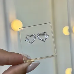 Aretes originales de corazón