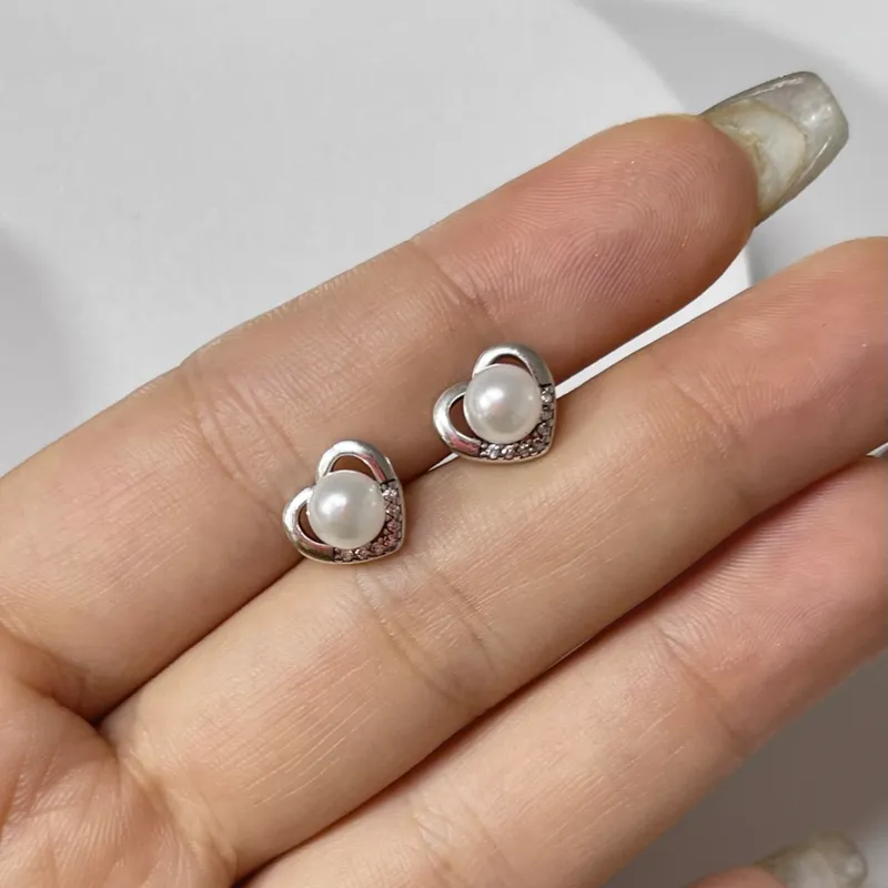 Aretes originales perla de cultivo