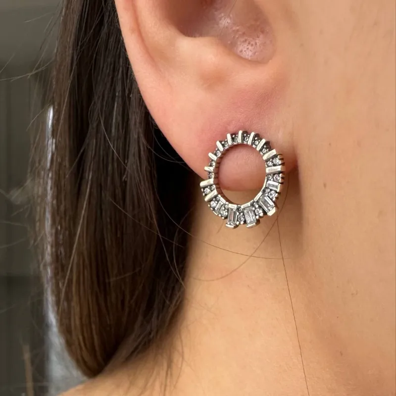 Aretes Pandora Alo en Pedrería 