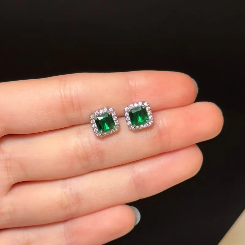 Aretes Pandora Cuadrados 